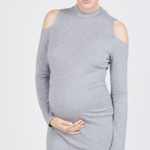 Summer & Sage Maternity Cold Shoulder Dress